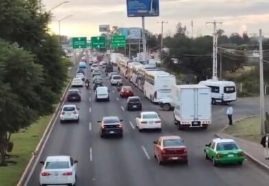 León, Silao e Irapuato se verán afectados por transportistas en Bulevar Aeropuerto y carretera 45.
