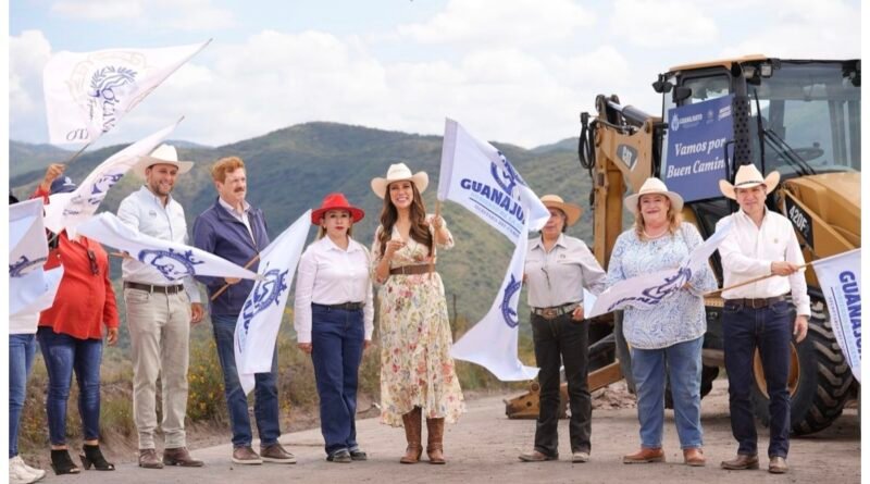 Gobernadora del estado pone en marcha rehabilitación de caminos rurales en Guanajuato Capital.