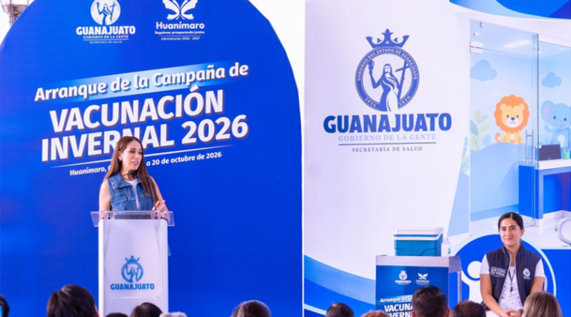 Gobierno de Guanajuato aplicará 1 millón 730 mil vacunas contra influenza y COVID-19 durante temporada invernal.
