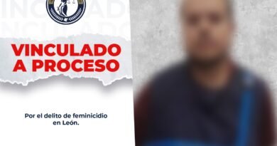 Vinculan a proceso a presunto feminicida en la ciiudad de León.