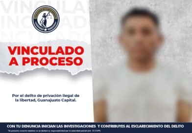 Sujeto es capturado y vinculado a proceso por privar de la libertad a una persona en Guanajuato capital.
