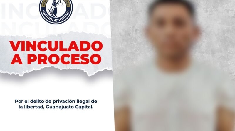 Sujeto es capturado y vinculado a proceso por privar de la libertad a una persona en Guanajuato capital.