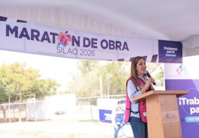Melanie Murillo arranca el maratón de obra pública en Silao, con una inversión de 337 millones de pesos.
