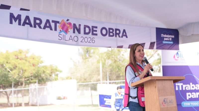 Melanie Murillo arranca el maratón de obra pública en Silao, con una inversión de 337 millones de pesos.