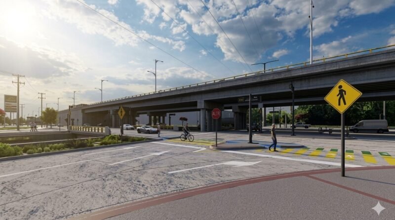 Alejandra Gutiérrez anuncia liberación del predio que faltaba para la construcción del Puente en Bulevar Aeropuerto.